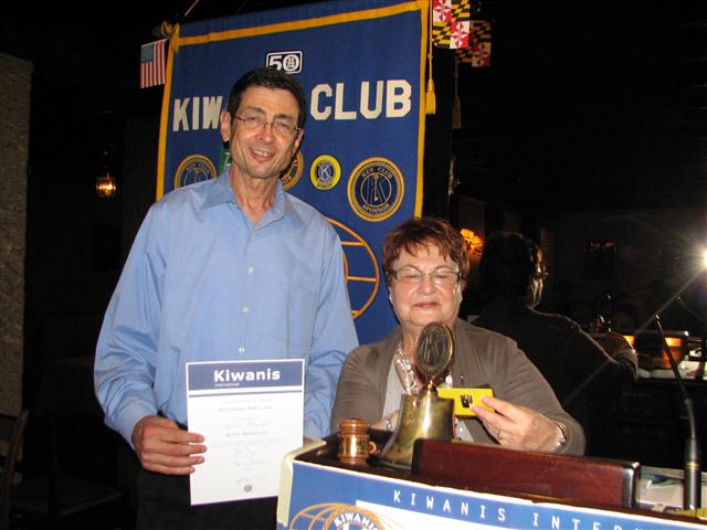 IMG_9259.JPG - One of best events to have to end the last year and start the new year off is to install a new member.  Rockville did by inducting Scott Bressler, at the pleasure of LG Joyce Sharon as well.